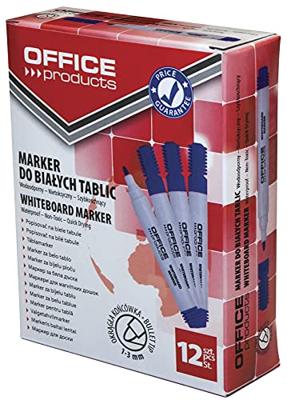 OFFICE products whiteboard marker 1-3 mm, rond, blauw