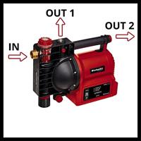 Einhell GE-AW 1042 FS - Automatische Tuinpomp | 1050W | 4200 L/h - 4177010 4177010 - thumbnail