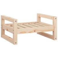 vidaXL Hondenmand 55,5x45,5x28 cm massief grenenhout, hondenbed, puppybed, hondenbedden, puppymand, huisdierenmand, puppymanden, puppybedden - thumbnail