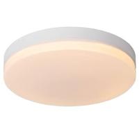 Lucide BISKIT - Plafonnière Badkamer - Ø 40 cm - LED - 1x36W 2700K - IP44 - Bewegingssensor - Wit - thumbnail