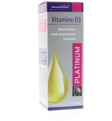 MannaVital Vitamine D3 Platinum Druppels 100ml