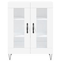 Dressoir 69,5x34x90 cm bewerkt hout wit - thumbnail