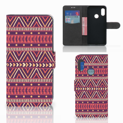 Xiaomi Mi A2 Lite | Telefoon Hoesje | Aztec Paars Xiaomi Mi A2 Lite | Telefoon Hoesje | Aztec Paars