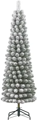 Black Box Trees Charlton Pilar grote kunstkerstboom besneeuwd groen 260cm - thumbnail