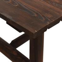 3-delige Loungeset massief vurenhout - thumbnail