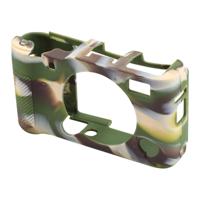 Zachte siliconen beschermhoes voor FUJIFILM X-A5 (camouflage) - thumbnail