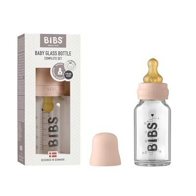Bibs Glazen Babyfles Complete Set Blush 110 ml