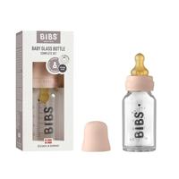 Bibs Glazen Babyfles Complete Set Blush 110 ml - thumbnail