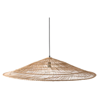 HKliving Hanglamp Wicker XL - thumbnail