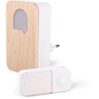 Scs sentinel - CSF0104 - Campanello SONE Cosy - Legno - Senza fili senza batteria - 150 m in campo aperto - 25 melodie - IP65 - thumbnail