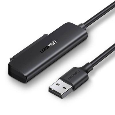 Ugreen adapter voor 2,5'' SATA III 3.0 HDD SSD-schijf - USB 3.2 Gen 1 (USB 5 Gbps) zwart (70609 CM321)