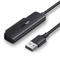 Ugreen adapter voor 2,5'' SATA III 3.0 HDD SSD-schijf - USB 3.2 Gen 1 (USB 5 Gbps) zwart (70609 CM321) - thumbnail
