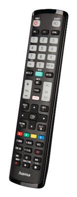 Hama Universal Remote Control voor Samsung TVs IR Teachable Illuminating Buttons Afstandsbediening Zwart