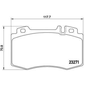 Remblokken set P50041