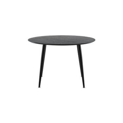 Fjôrd - Eettafel Zwart 115cm - MDF - Dipp Fjôrd - Eettafel Zwart 115cm - MDF - Dipp