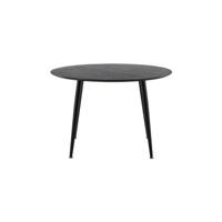 Fjôrd - Eettafel Zwart 115cm - MDF - Dipp - thumbnail