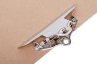 MAUL klemplaat Classic, hardboard karton, A4 staand, bruin - thumbnail