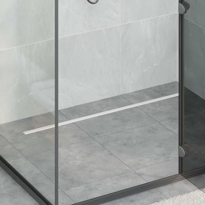 360° Doucheafvoer Met Slank Model Zilver 100 cm