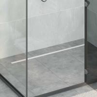 360° Doucheafvoer Met Slank Model Zilver 100 cm - thumbnail