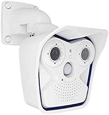 Mobotix M16B-6D6N041 IP-camera binnen en buiten witte behuizing 3072 x 2048pixels - bewakingscamera (IP beveiligingscamera binnen en buiten, behuizing, wit, wand, IP66)