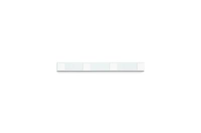 MAUL metaalstrip Standaard lijst zelfklevend 50X5cm wit