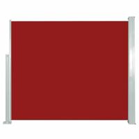 Windscherm uittrekbaar 120x300 cm rood - thumbnail
