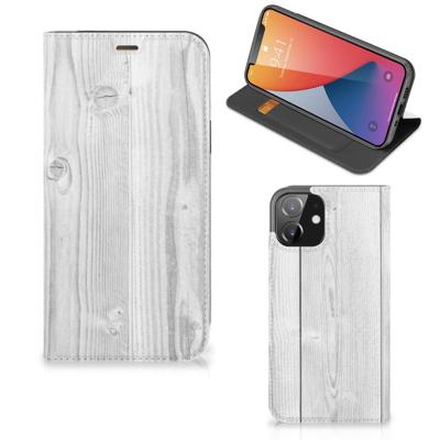 iPhone 12 | iPhone 12 Pro Book | Wallet Case | White Wood