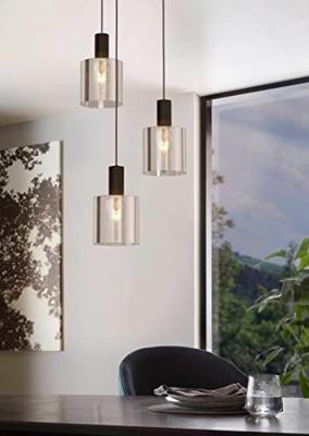 Eglo 3-lichts hanglampGorosiba met smoke glas - 98754