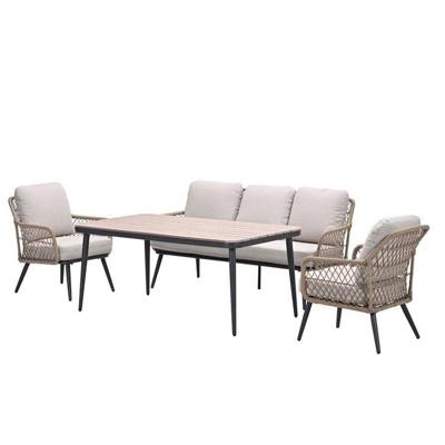 Allasio Sofa Loungeset 4-dlg Dessert Sand Garden Impressions - Garden impressions Allasio Sofa Loungeset 4-dlg Dessert Sand Garden Impressions - Garden impressions