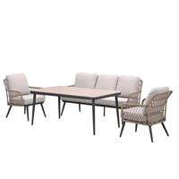 Allasio Sofa Loungeset 4-dlg Dessert Sand Garden Impressions - Garden impressions - thumbnail