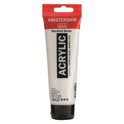 Royal Talens Amsterdam Acrylverf 120 ml - Zinkwit 104