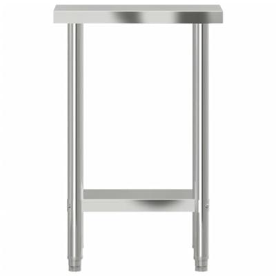 VidaXL Keukenwerktafel 55x30x85 cm roestvrij staal VidaXL Keukenwerktafel 55x30x85 cm roestvrij staal
