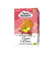 Farm Brothers Farm Brothers Gember & Citroen Koekjes Bio (150g) - thumbnail