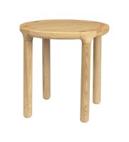 Zuiver Ronde Bijzettafel 'Storm' Eikenhout, 45cm, kleur Naturel - thumbnail