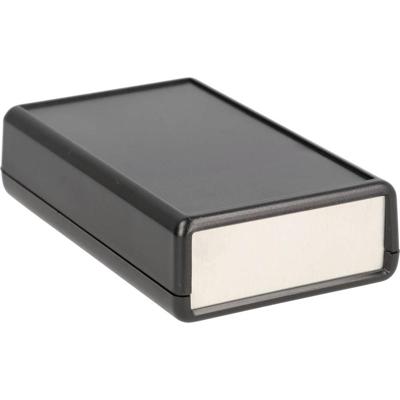 Hammond Electronics 1593DALBK Handbehuizing 114 x 36 x 26 ABS kunststof, Aluminium Zwart 1 stuk(s) Hammond Electronics 1593DALBK Handbehuizing 114 x 36 x 26 ABS kunststof, Aluminium Zwart 1 stuk(s)