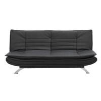 Bendt Slaapbank 'Oliver' PU-leder, kleur zwart - thumbnail