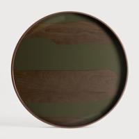 Ethnicraft Rond Dienblad 'Second Nature' 61cm, kleur Moss - thumbnail