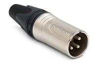 Neutrik NC3MXX XLR-connector Stekker, recht Aantal polen: 3 Zilver 1 stuk(s) - thumbnail
