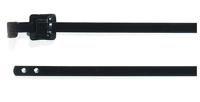 HellermannTyton 111-00149 MLT24SSC10-SS316/SP-BK Kabelbinder 630 mm 10 mm Zwart Bandsluiting geflensd, UV-gestabiliseerd 1 stuk(s) - thumbnail