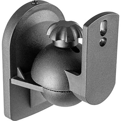SpeaKa Professional Wandbeugel voor luidspreker Kantelbaar, Zwenkbaar Afstand tot de muur (max.): 6.4 cm Zwart 1 paar