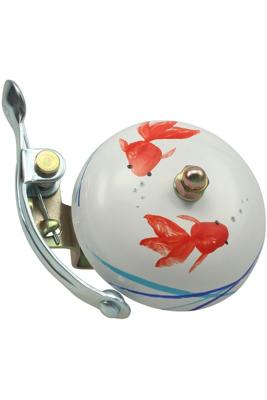 CRANE Suzu bell - hand painted - koi