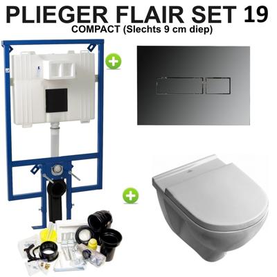 Plieger Flair Compact O'novo set19 Chroom (meerprijs €20,00)