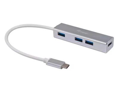 Equip 128958 USB-C AUF-USB 3.0-HUBS MET 4 poorten