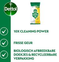 Dettol Dettol Reinigingsdoekjes Power & Fresh Citrus 80 stuks - thumbnail