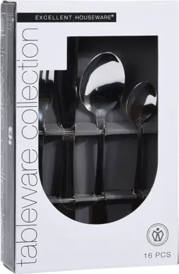 Bestek Excellent Houseware cc4000080 Roestvrij staal 16 Onderdelen