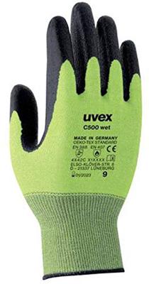 uvex C500 wet 6049207 Snijbeschermingshandschoen Maat (handschoen): 7 EN 388-4121 1 paar