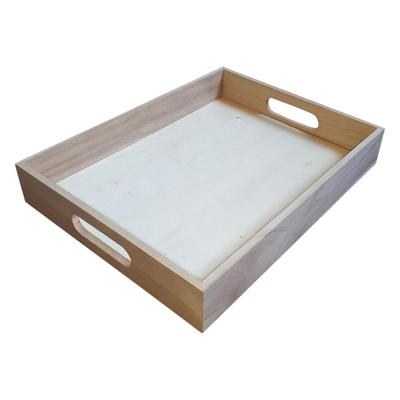 Playwood Dienblad recht pauwlownia hout