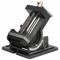 VidaXL Bankschroef kantelbaar handmatig 110 mm - thumbnail