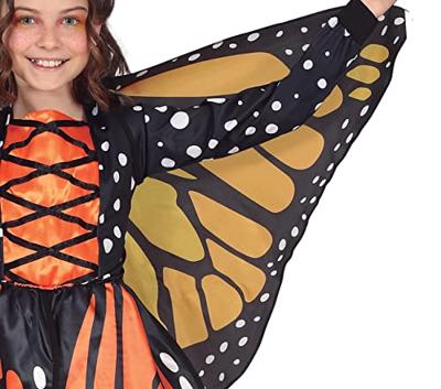 Meisjeskostuum Vlinder met Vleugels Oranje