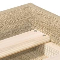 Bedframe sonoma eikenkleurig 140x190 cm - thumbnail